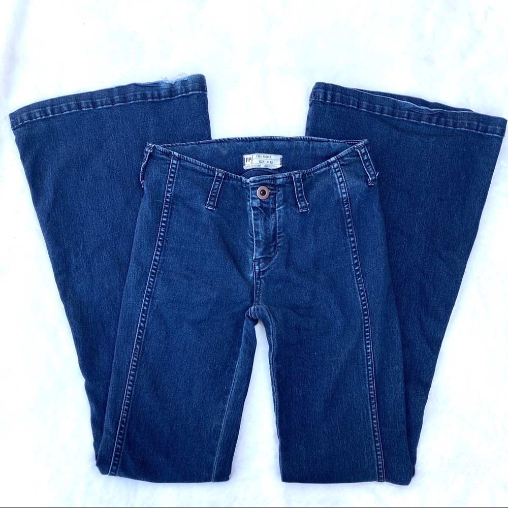 Free people bell bottom 70s style jeans